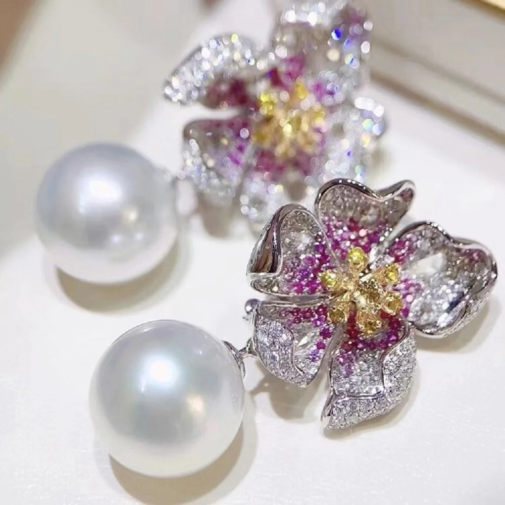 Pearl Earring 9-10M… - image