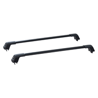 SucceBuy Universal Roof Rack Cross Bar Aluminum Roof Rack Crossbar Fit Grooved Side Rail without Gap Adjustable Crossbar for Van
