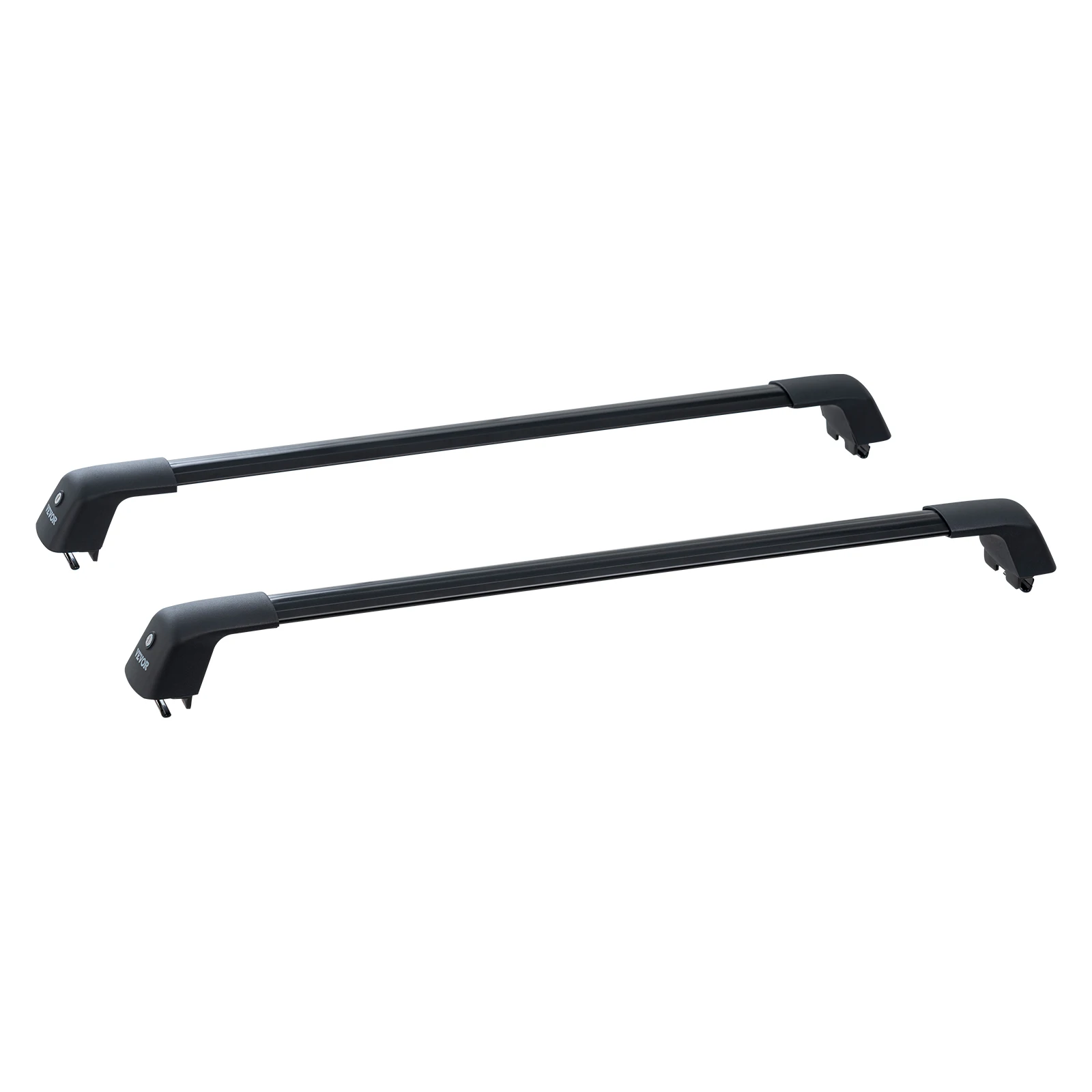 SucceBuy Universal Roof Rack Cross Bar Aluminum Roof Rack Crossbar Fit Grooved Side Rail without Gap Adjustable Crossbar for Van