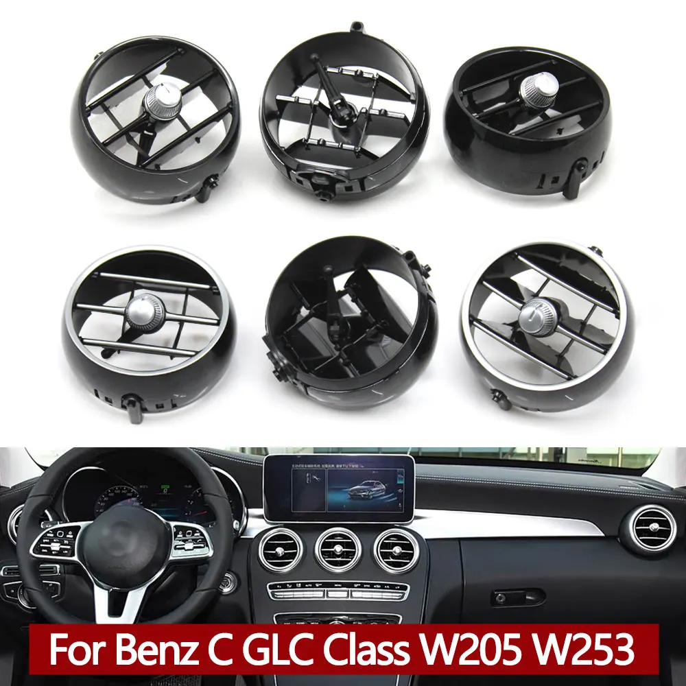 

Car Front Rear Console Air Conditioner AC Vent Grille Outlet Cover Panel For Mercedes Benz C GLC Class W205 W253 C180 C200 C260