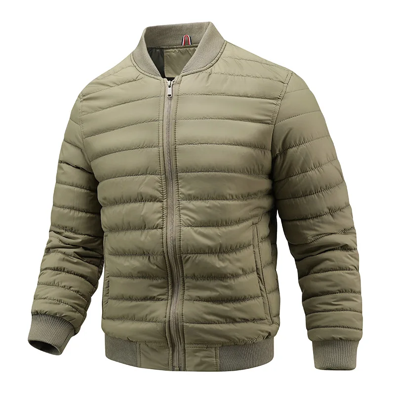 Men's Light Thin Cotton-Padded Jacket Winter Warm Baseball Style Versatile Fashionable New Jacket