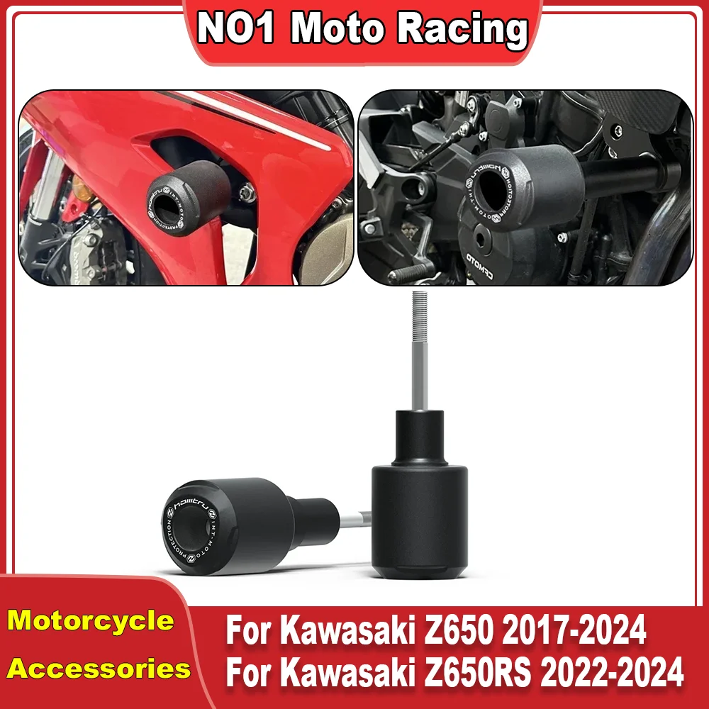 

Frame Sliders Crash Guard for Kawasaki Z650 2017-2024 & Z650RS 2022-2024 Motorcycle