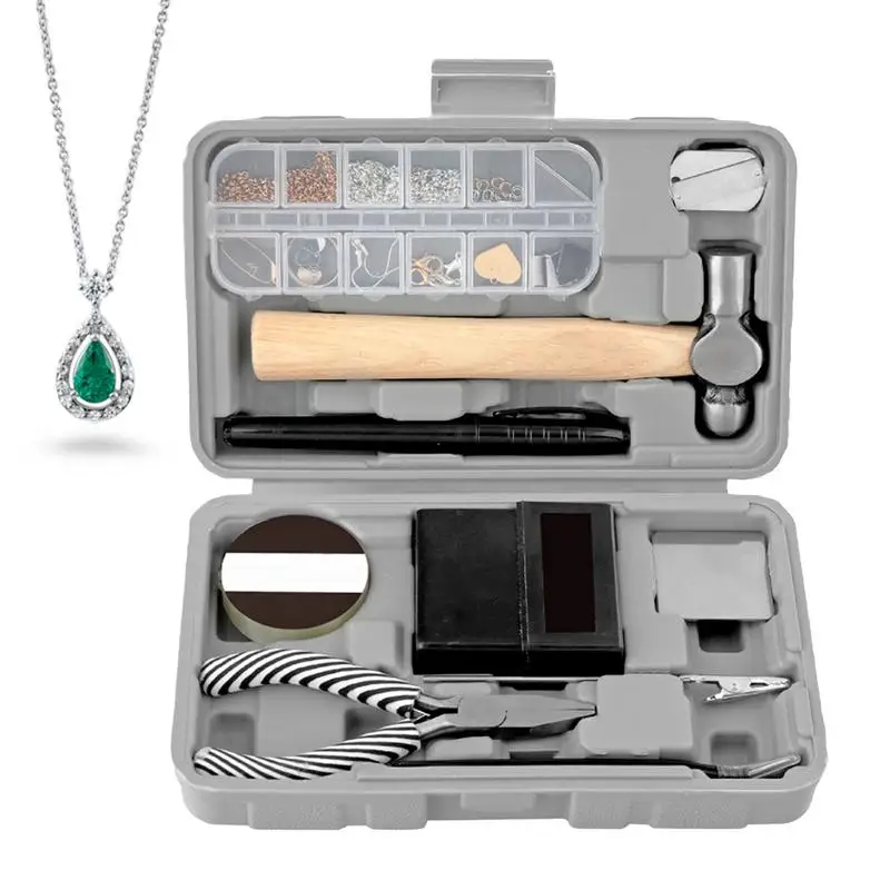 

Jewelry Tools Kit Professional Jewelry Tools Kit Chain Nose Handmade Craft Supplies Beading Pliers Wire Cutter For Bracelets &