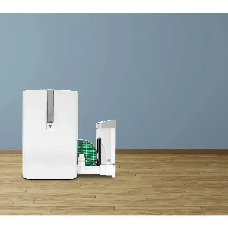 Air Purifier And Humidifier With Plasmacluster Ion Technology Medium Sized Rooms Odor HEPA Filters For Dust