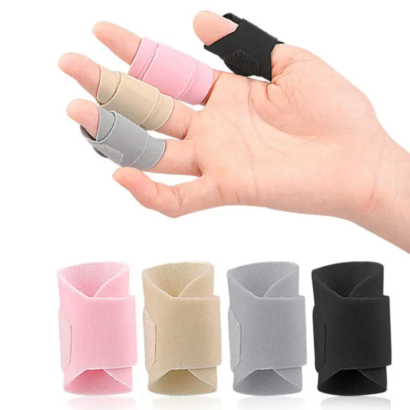 5pcs/pack Finger Sleeves and Straps Protection Sport Shields Protector Hand And Finger Cots for Hands Fingertip