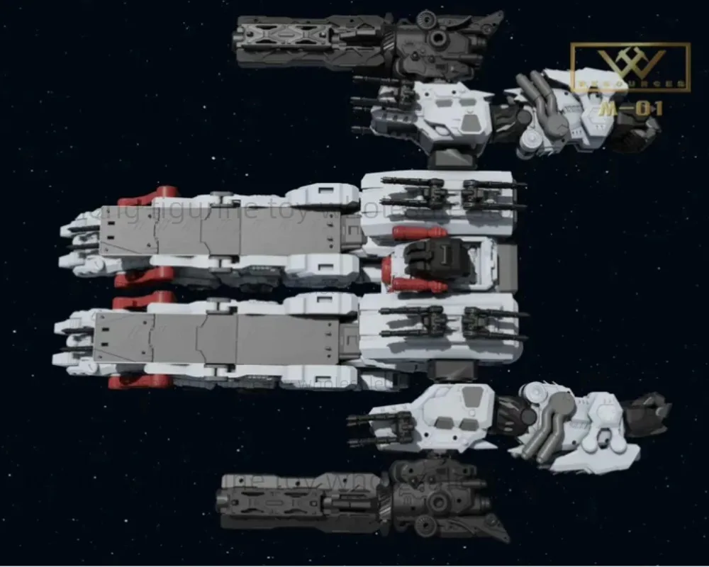 Op voorraad Transformeerd speelgoed M-01 Steel Fortress Baymax FOC Meng Dashuai