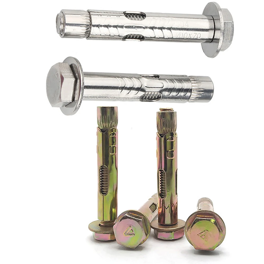 Yiqianyuan M12xP1.75 외부 육각형 헤드 확장 볼트 내장 확장 나사 속도 범프 나사 길이 80mm-120mm