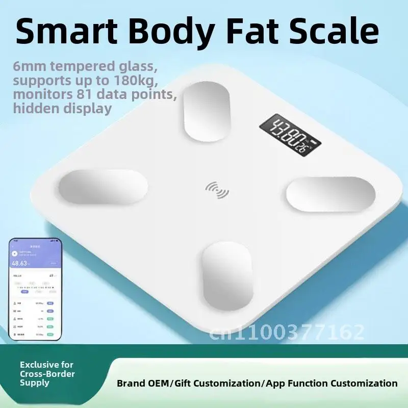 

Умные электронные весы для жира в организме с зарядкой через Bluetooth, бытовые весы для здоровья для женщин