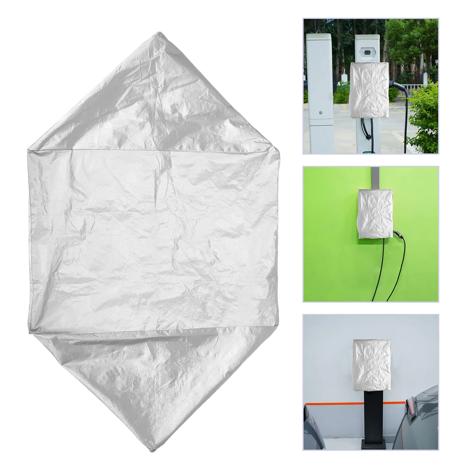 Ev Charging Station Waterproof Cover Outdoor Protective Rainproof Sleeve Uv Resistant Snowproof Charger Port Shield