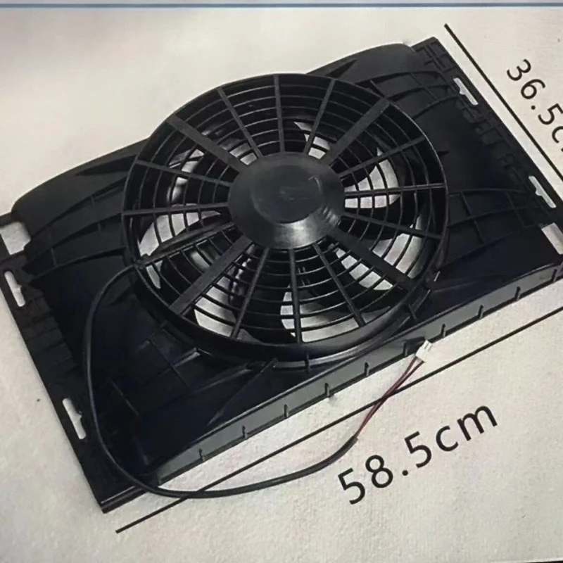 24V High-Power Electronic Fan for Truck Parking Air Conditioning Roof-Mounted Condenser Cooling Fan