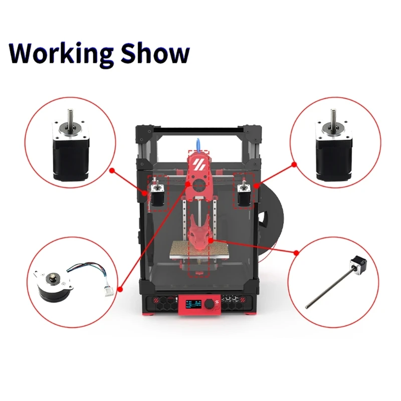 Imagem -02 - Motores Passo para Impressora 3d para Motores Passo Extrusora Voron 0.2 36 Garantem Estabilidade na Impressão 3d 4