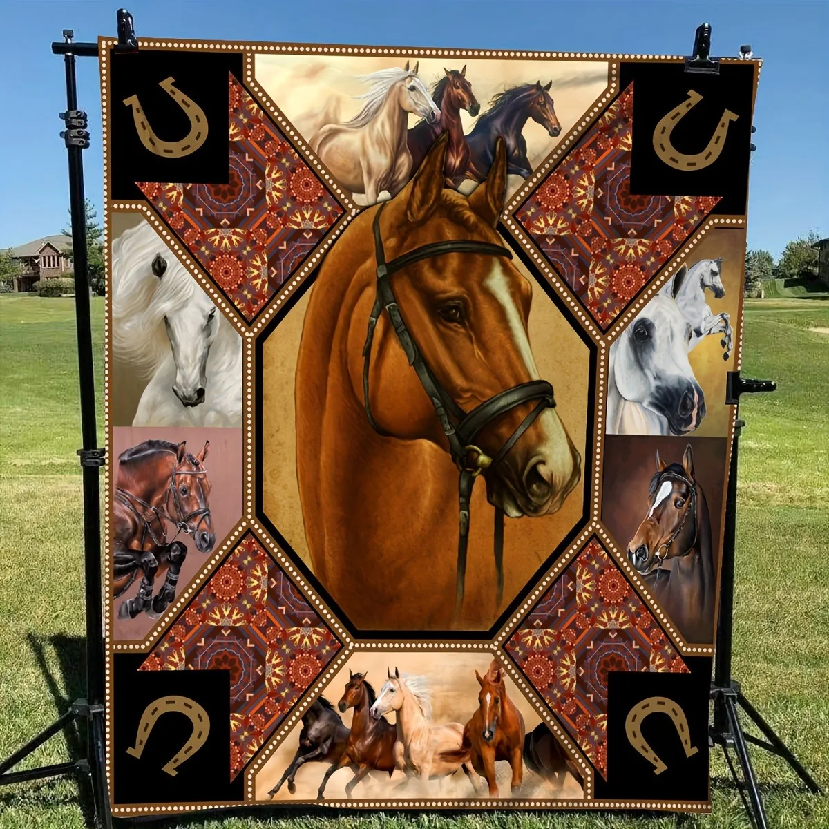 

Soft flannel blanket, suitable for home, office, camping. An excellent choice for Halloween, Thanksgiving and Christmas gifts.