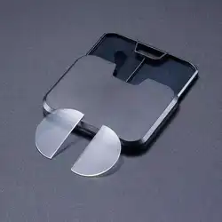 2pcs Liquid Silicone Bifocal Reading Lens Stick-on Presbyopic Lenses Magnification Reusable Bifocal Lenses1.0 1.5 2.0 2.5 3.0