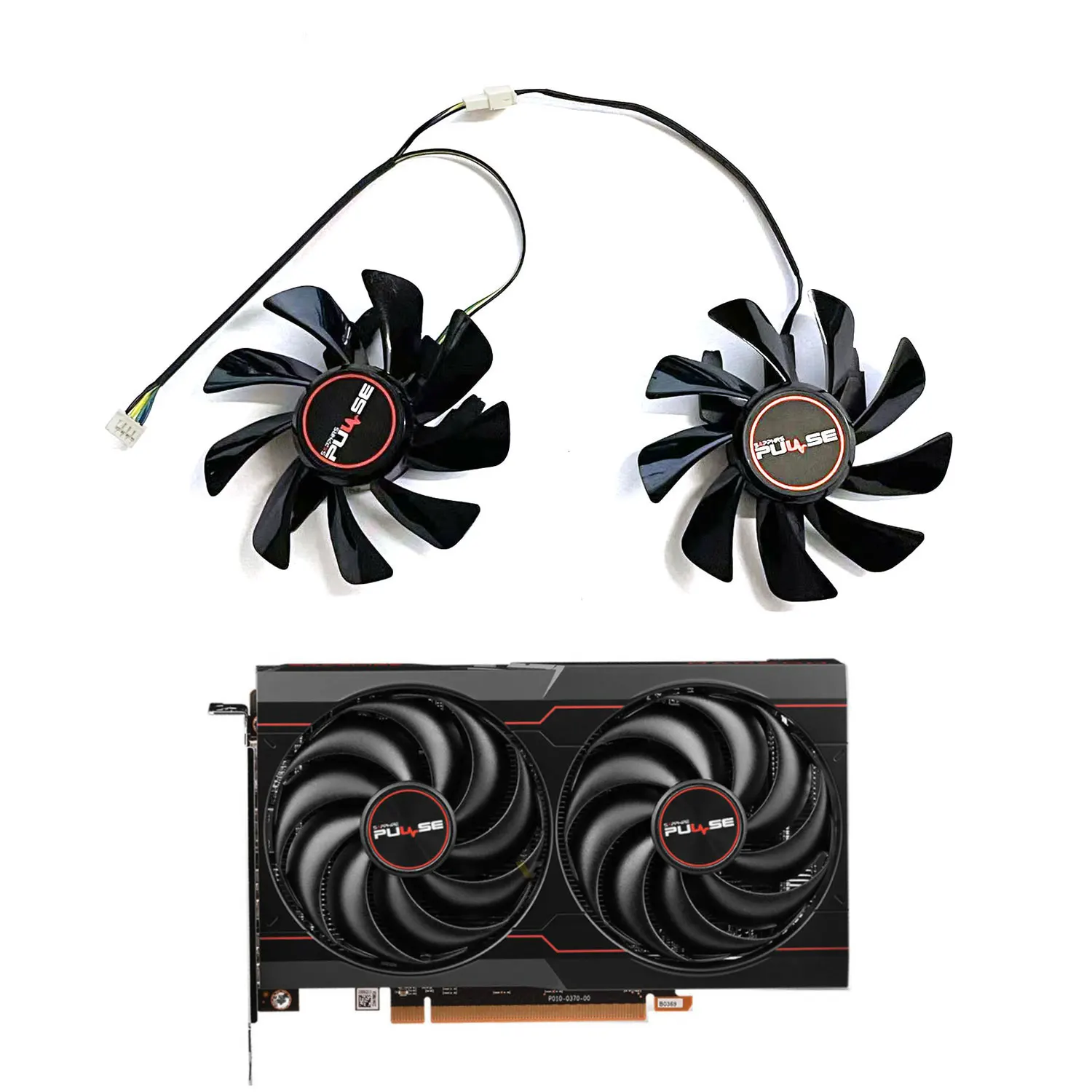 New DIY GPU Fan 4PIN 85MM RX6600 GPU Fan for SAPPHIRE Radeon RX6600 6600XT PULSE Graphics Card Replacement