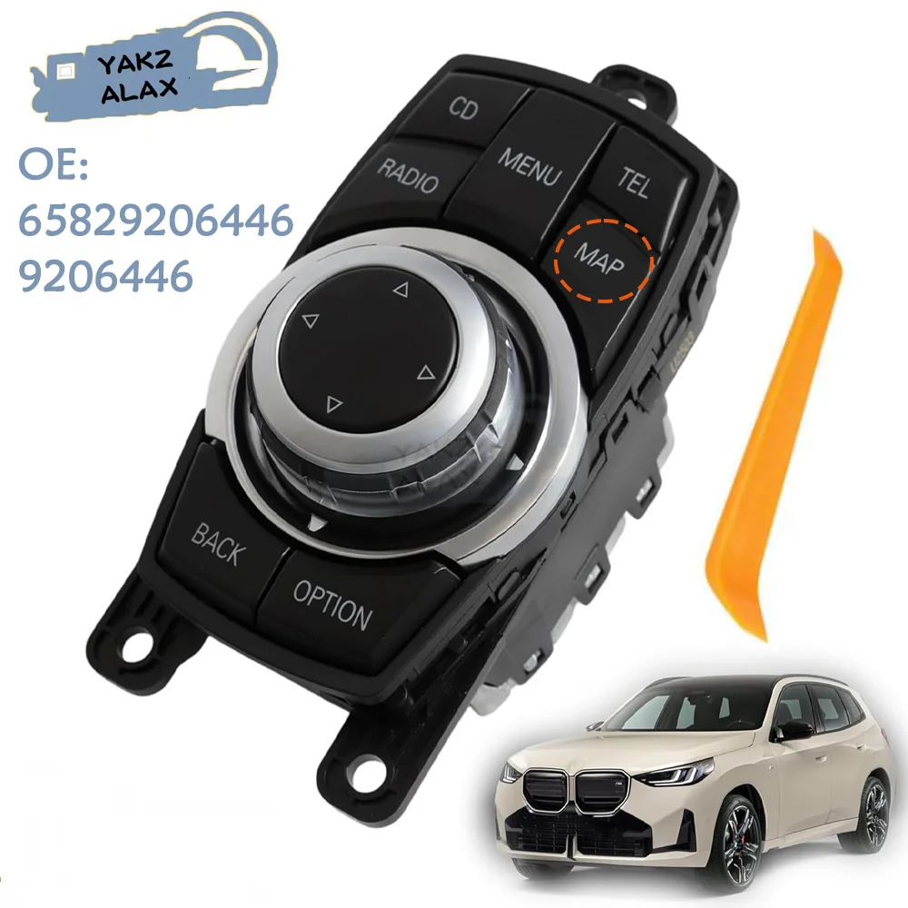

Media Switch Controller Joystick Module for BMW F10 F01 F02 F03 F11 F04 F07 GT 2007-2013 10Pins 65829206446 9206446 Auto Parts