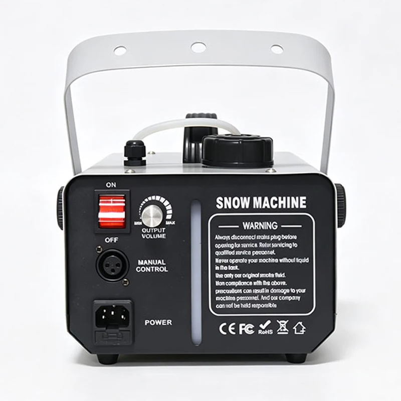 800W Snow Machine Artificial Snowflake Maker Control System for Christmas Stage Event Wedding Party Outdoor Stage Decoration