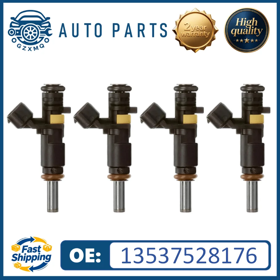 4pcs 13537528176 Fuel Injectors For Minicooper 07~15 Cooper COUNTRYMAN 11~16 Cooper PACEMAN 13~16 1.6L L4#7528176 V752817680-07