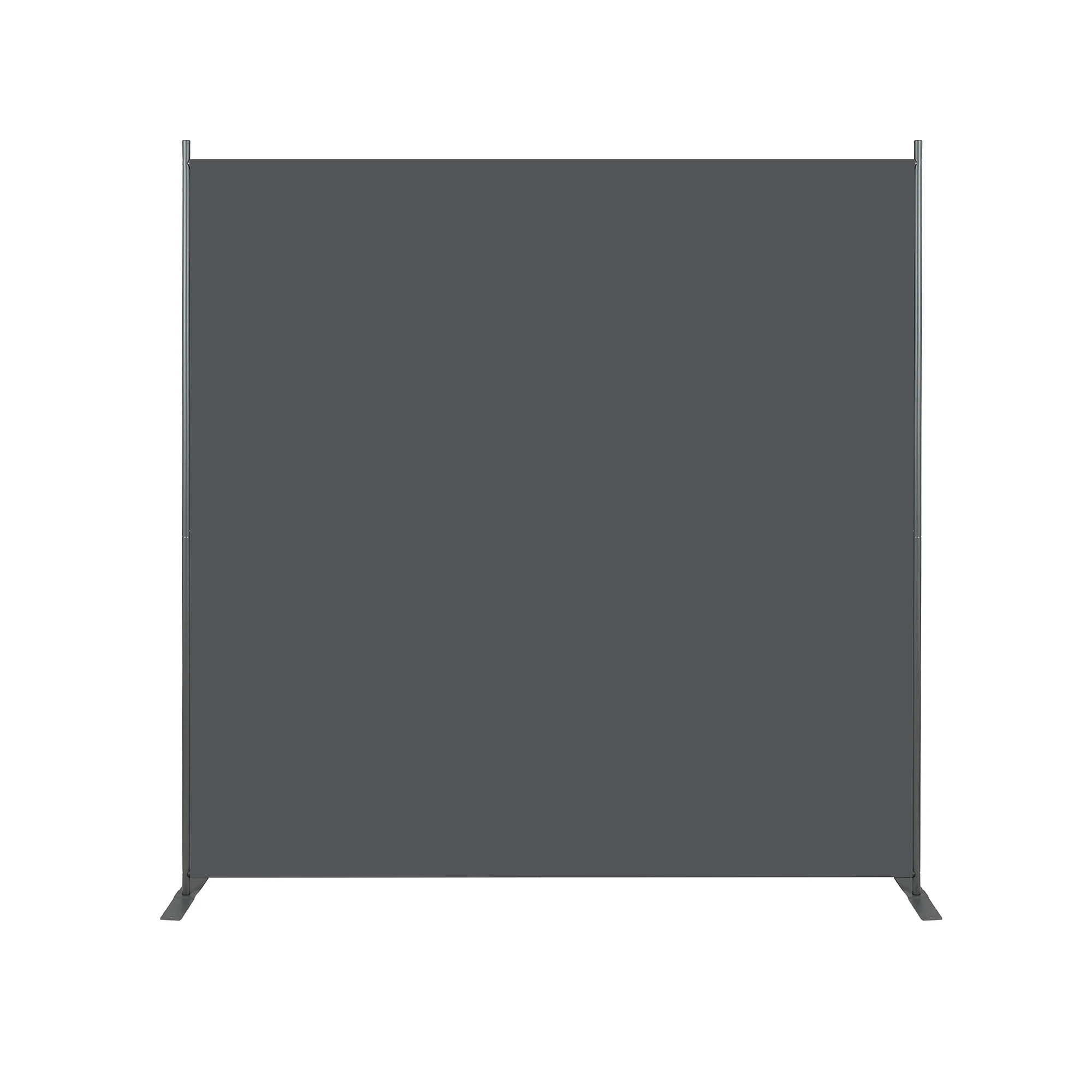 Grande cloison d'intérieur monobloc, écran d'intimité autoportant pour usage intérieur, paravent gris pour bureau, chambre, salon, salle à manger, bureau d'étude
