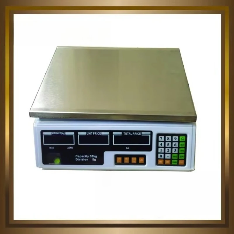 Non-slip foot pad Electronic digital weighing scale with printing