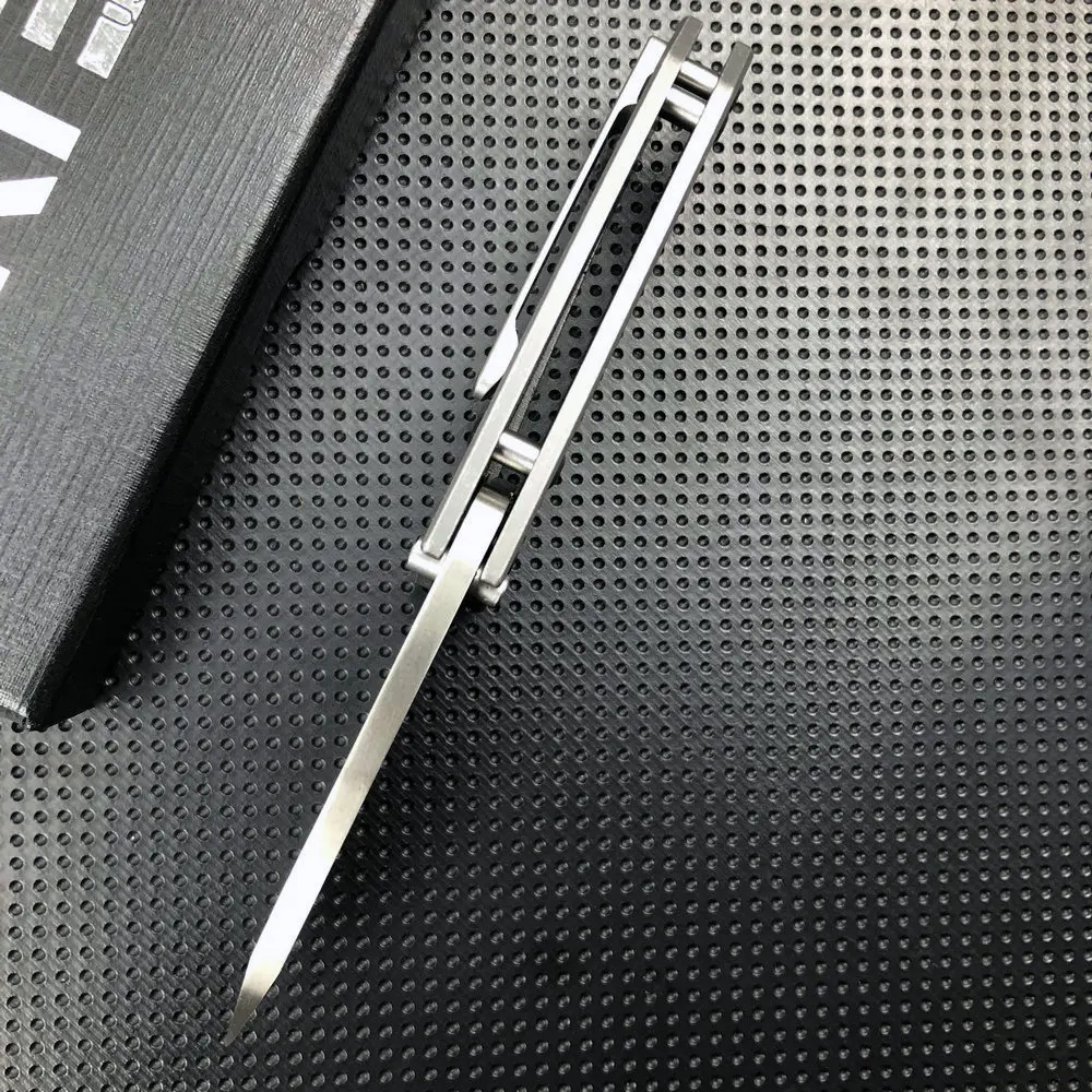 TRSKT Mini Mkt Cuchillo plegable de alta resistencia Navajas de bolsillo de rescate de emergencia, Cuchillo de caza para acampar Cuchillo táctico afilado, Herramienta para exteriores