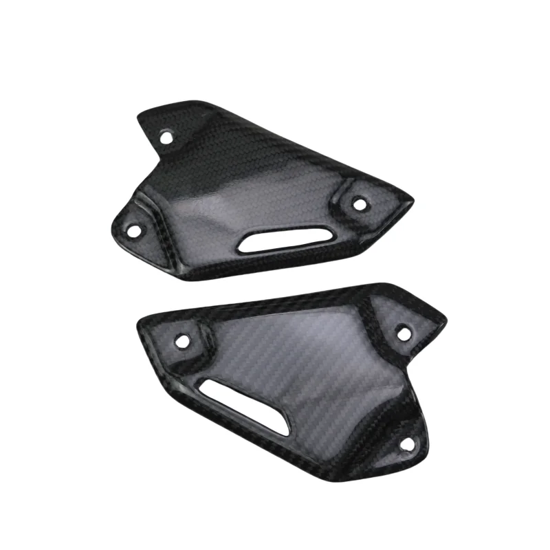 

Rearsets Foot Rest Peg Protector Real Carbon Fiber Motorcycle Footrest Heel Guard Cover Accessories for Kawasaki Z900SE 17-24