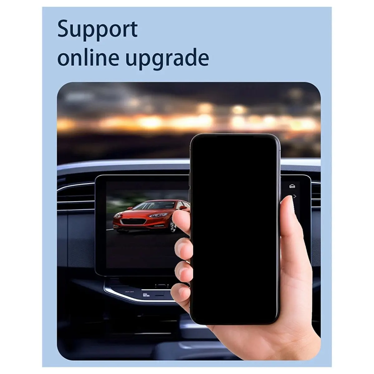 CH◆☆§New Wired to Wireless Carplay Smart Adapter 2in1 Android Auto Mini Box Plug and Play WiFi Fast Connection USB Type-C~HOT SA