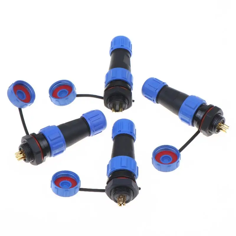*SP13 Series Waterproof Circular Connectors With IP68 Rating Suitable For Hazardous Environments And Various Pins
