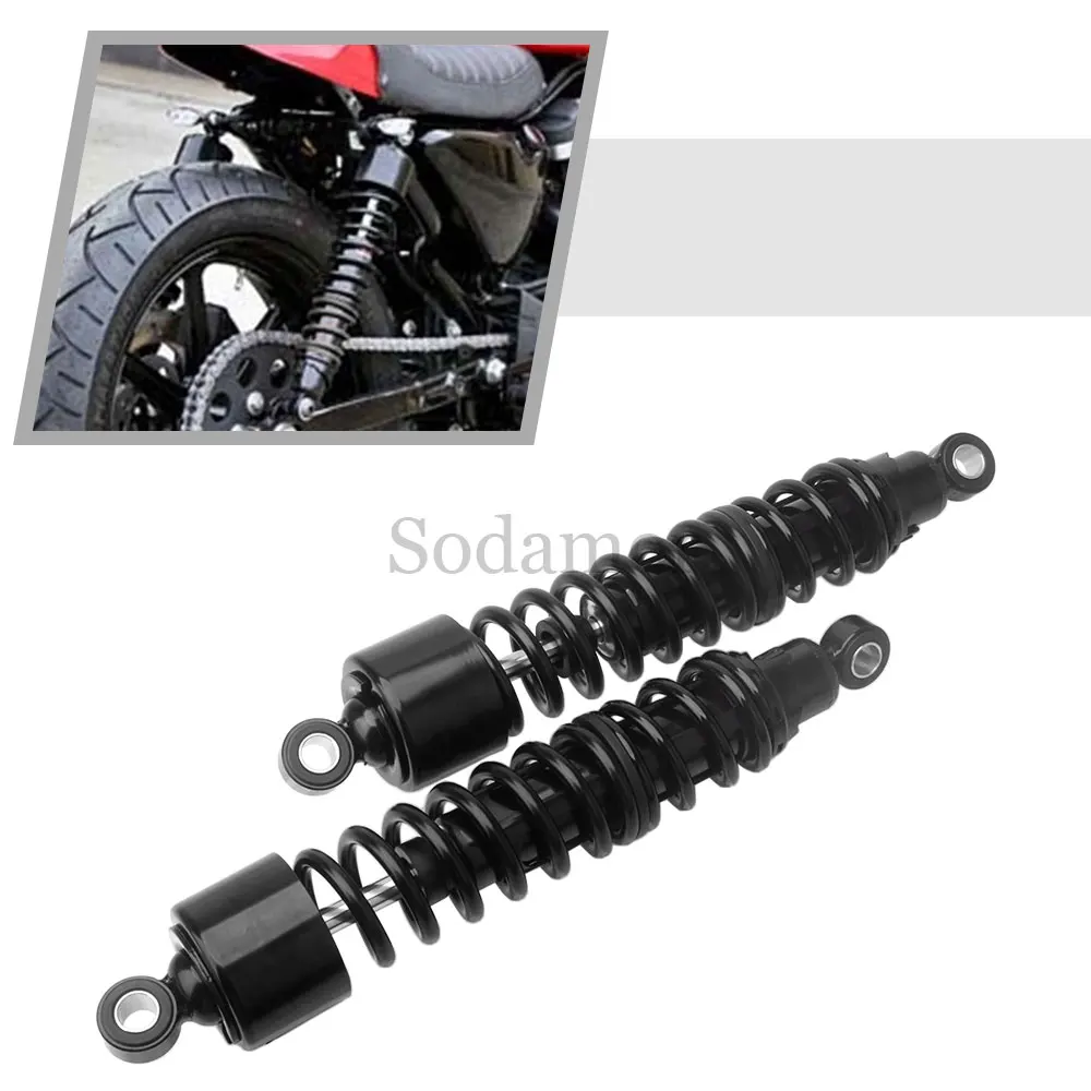 

For Harley Sportster XLH883 1986-2003 Motorcycle Accessory Rear Air Shock Absorber 380mm Solid Steel Aluminium Alloy 1Pair