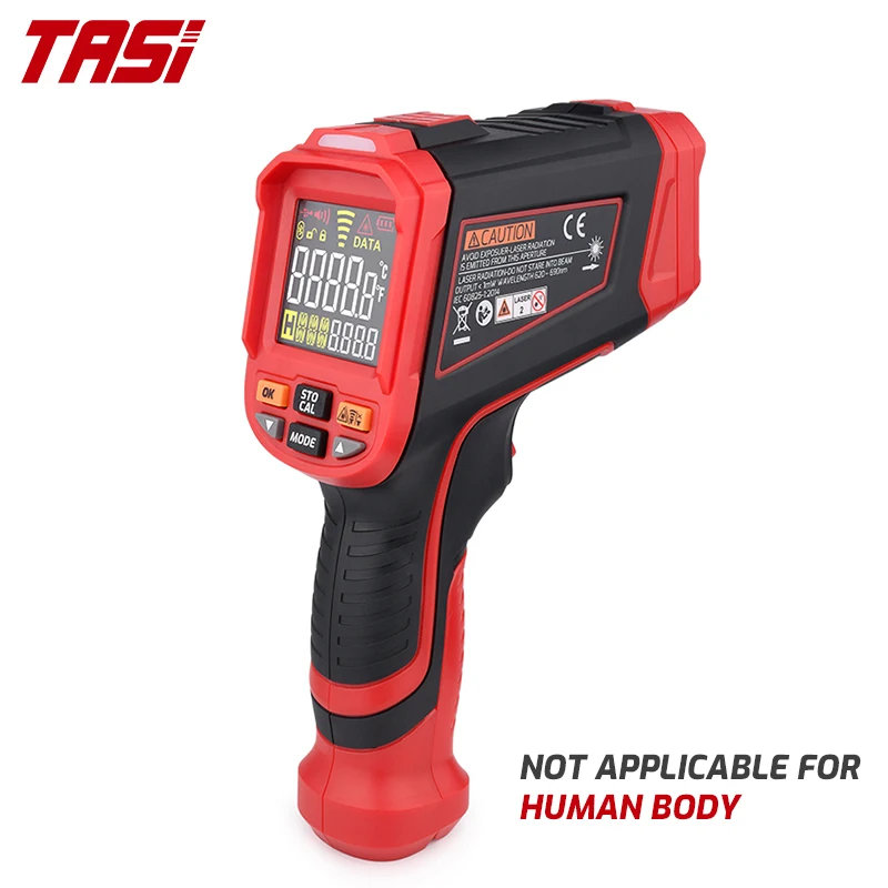 TASI TA603A TA603B TA603C TA603D TA603E Infrared Thermometer 1080 High Temperature Screen Non-Contact Laser Termometro Meter