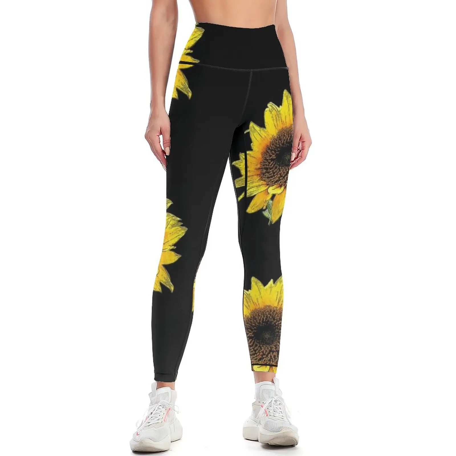 

Sunflower Leggings Sports pants woman Legging sexy woman gym sportswear woman for girls Womens Leggings