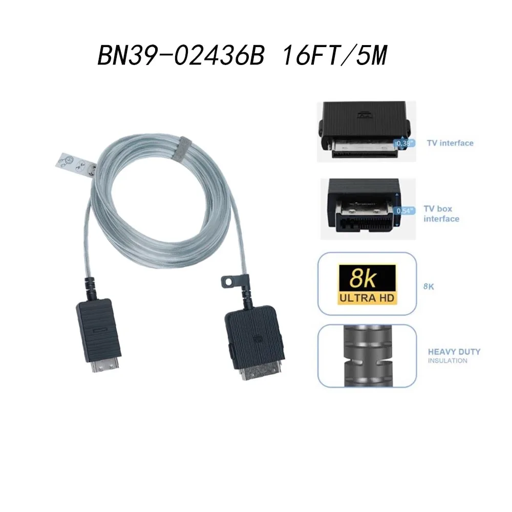 

BN39-02436B One Connect Invisible Cable For QLED 8K QN75q900 QN55Q900RBFXZA QN65Q900RBF QE75Q950RBT QE55Q950RBT QE65Q950RBT