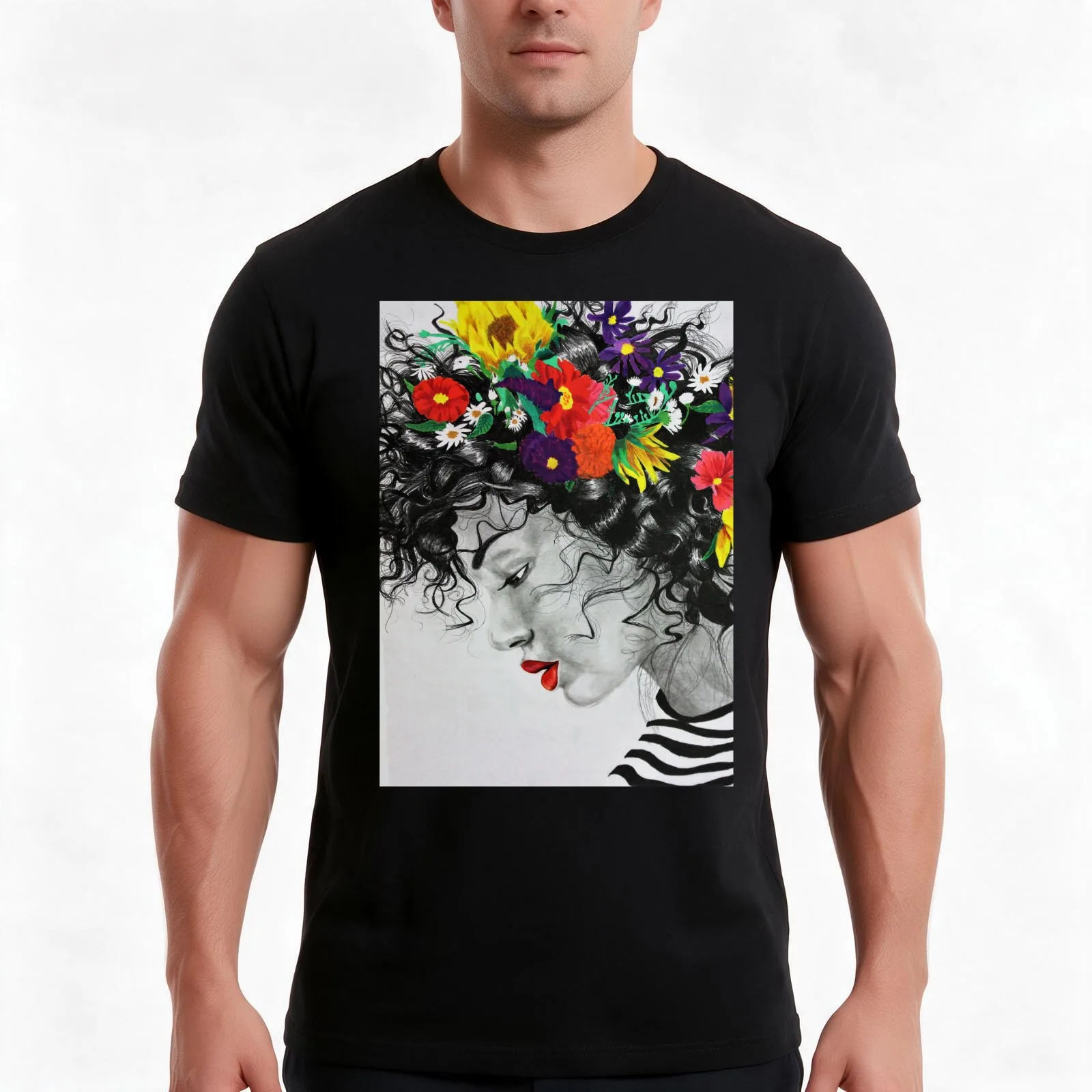 Transitioning T-Shirt, Summer Casual Cotton Tee, Oversized Streetwear Tops, Vintage Graphic Print, Loose Fit Short Sleeve