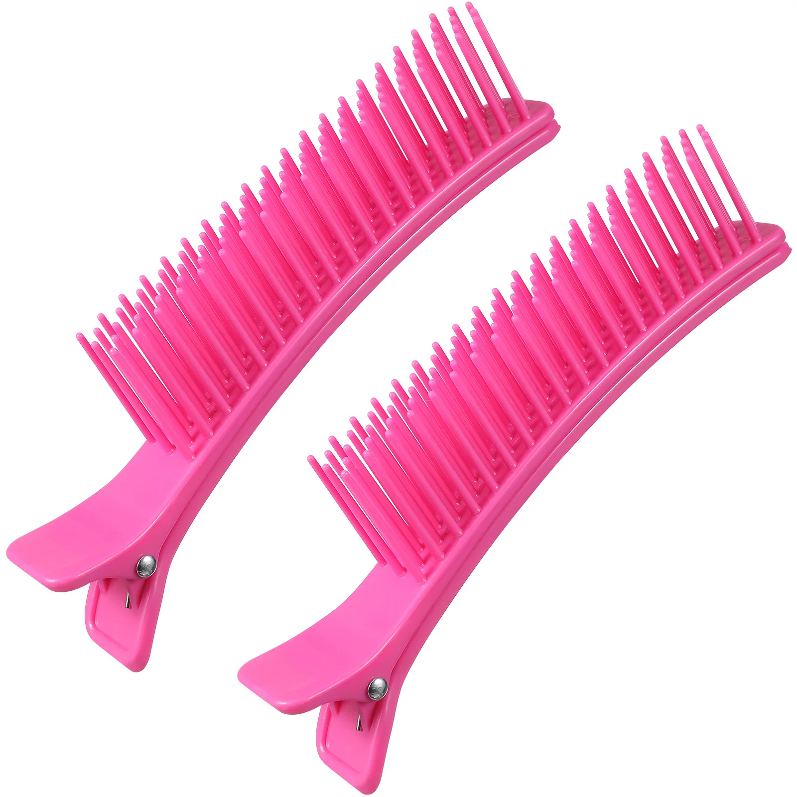 

2 Pcs Hair Clip Section Clips for Sectioning Accessories Pink Sectional
