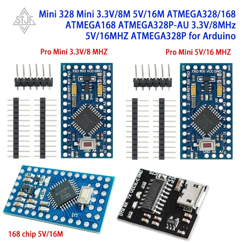 1/2pcs 2Pro Mini 328 Mini 3.3V/8M 5V/16M ATMEGA328/168 ATMEGA168 ATMEGA328P-AU 3.3V/8MHz 5V/16MHZ ATMEGA328P for Arduino