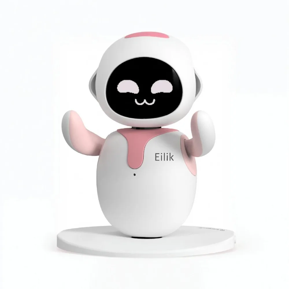 ENERGIZE LAB Eilik –Cute Robot Pets & Unique Gifts for Kids and Adults, Your Perfect Interactive Companion at Home or Workspace