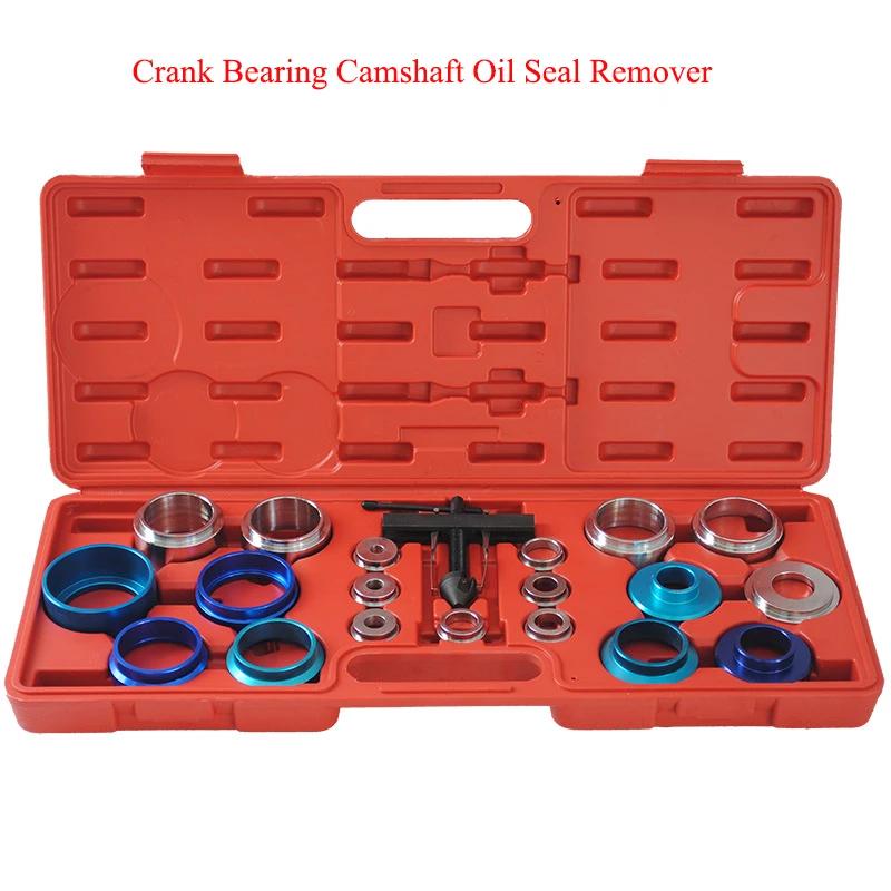 20pcs Crank Bearing Camshaft Oil Seal Remover and Installer Kit Crankshaft and Camshaft Seal Tool Kit