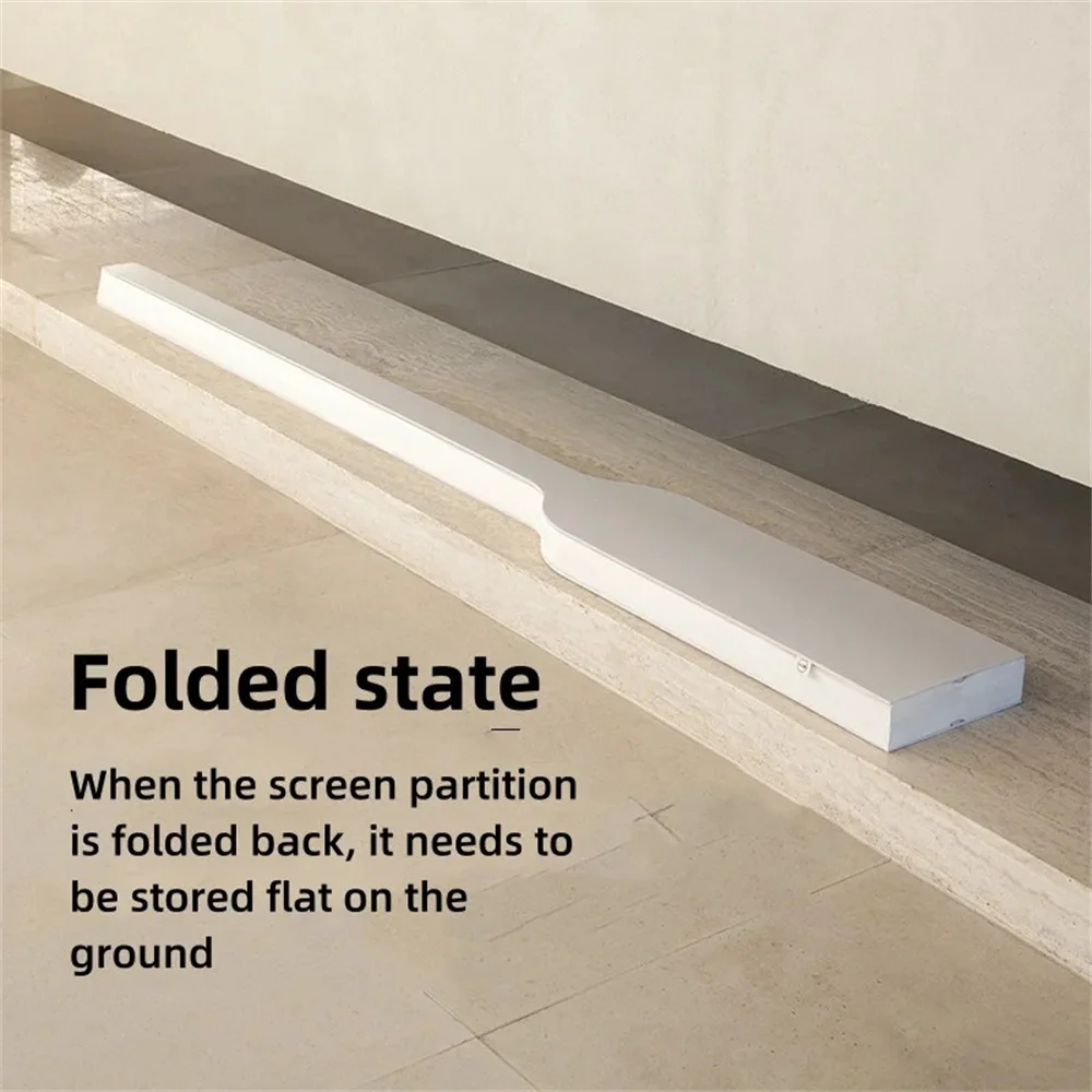 Customizable Size Home Decorative Wall Panel, Foldable Accordion Paper, White Detachable Screen, and Indoor Office Partition