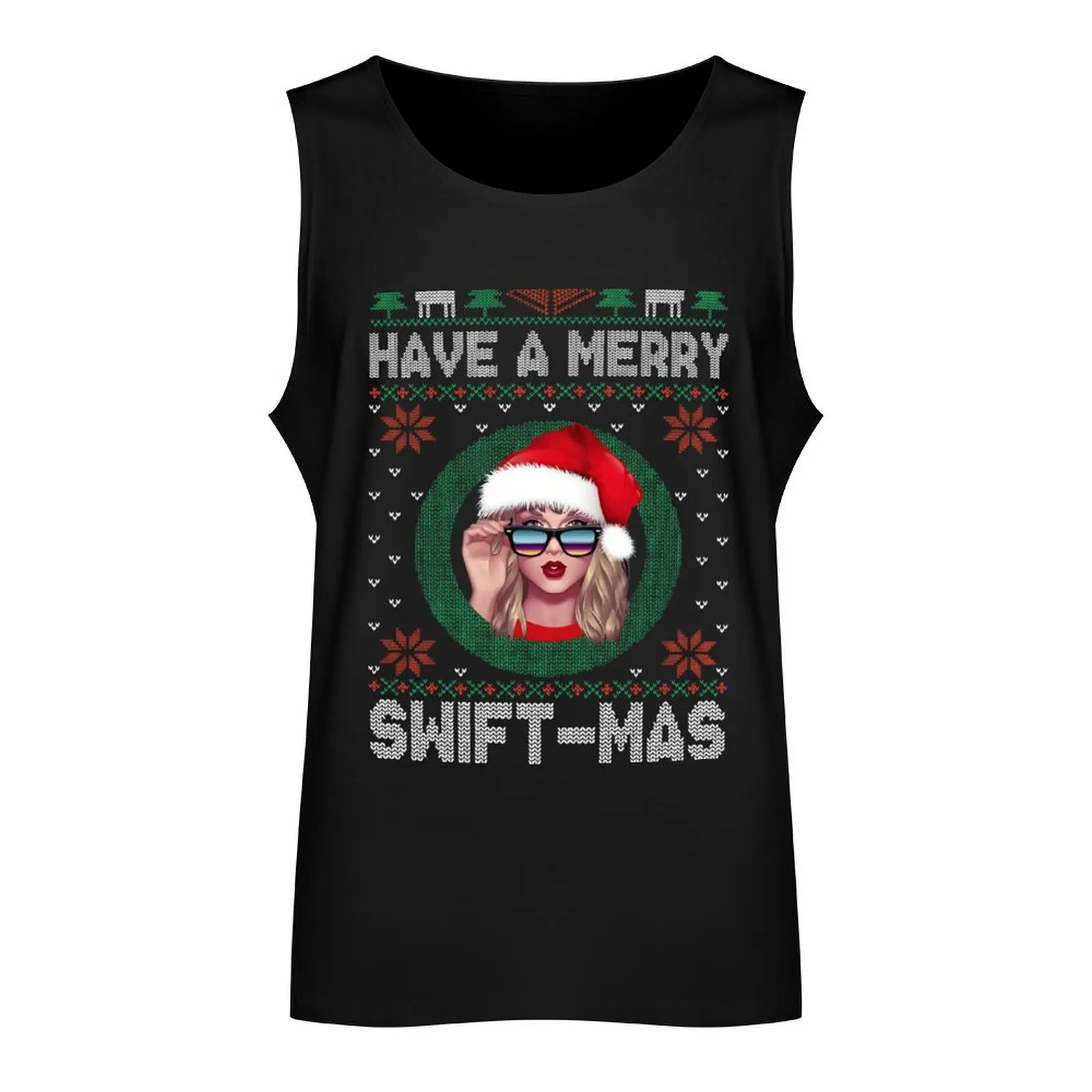 Have A Merry Swiftmas Vintage Tank Top sleeveless gym shirts male fitness t-shirt for men anime