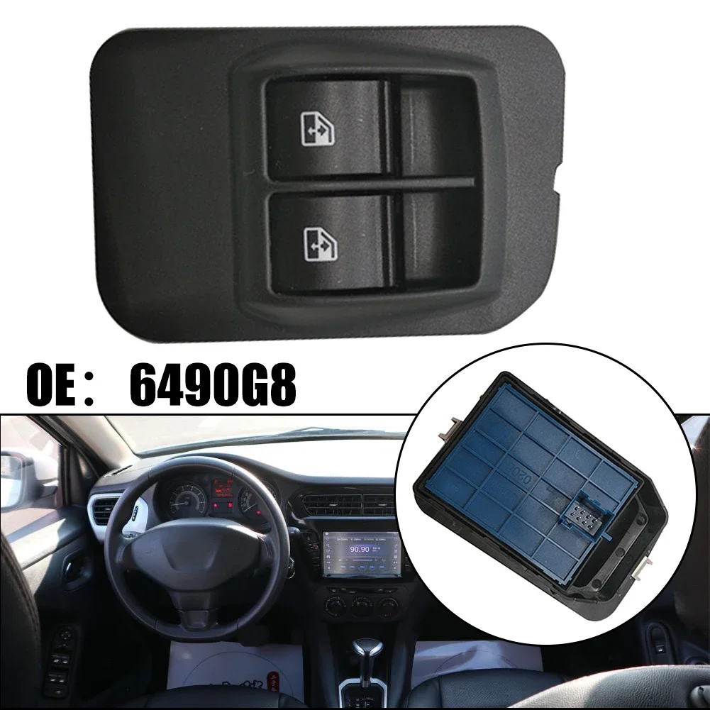 6490G8 Power Master Window Lifter Control Switch Plastic For Bipper Schalter Fenster Quick Installation Car Accessories