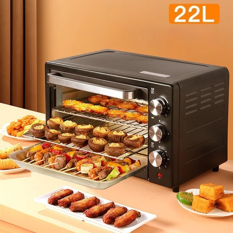 48L Large Capacity Automatic Electric Oven, Multifunctional Household Baking Roaster for Cake and Tart