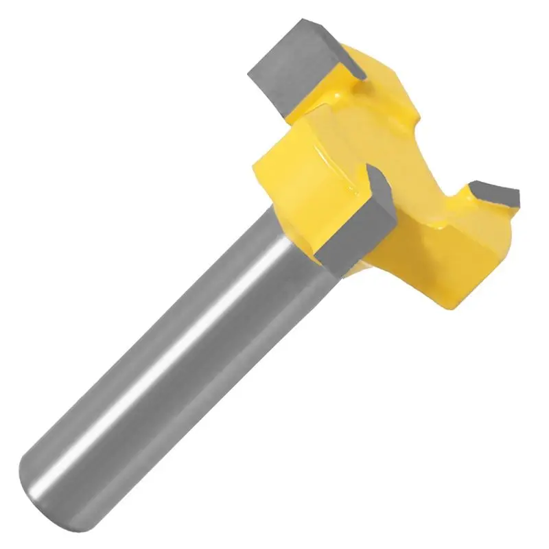 

ABMH-8Mm Shank 3 Teeth T-Slot Router Bit Milling Straight Edge Slotting Milling Cutter Cutting Handle For Wood Woodwork