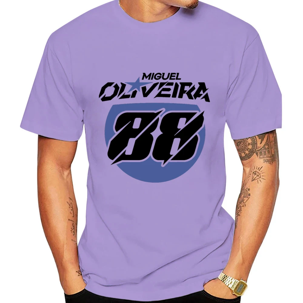 Miguel Oliveira 88 Driver Motorcycle Team Men T-shirt Summer Short Sleeve Women Tee Shirt 2025 100% Cotton Couple Clothes Tops