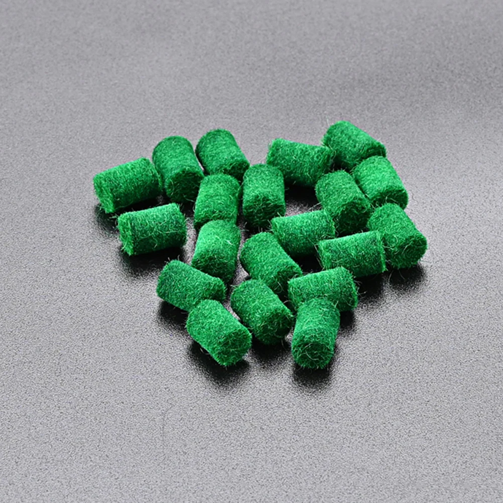 

20pcs Saxophone Felt Column Alto Felts Green Musical Instruments Mute Accessories Repair Parts Practical Durable Key