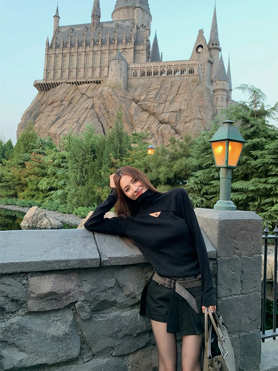 

NanaByNana High Ne Knitwear Women's Base Layer Inner Wear Autumn Winter Sexy Top Layering Bonus Item Commute Sle Slim Fit