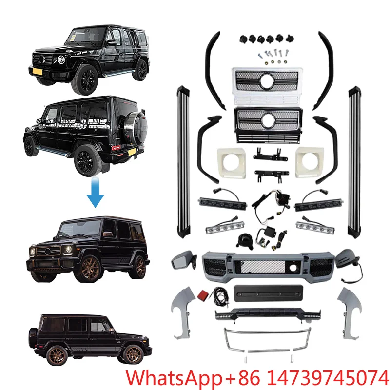 2014-2017 Sport Model Facelift Body Kit, 2018-2021 Old To New Exterior Conversion Parts