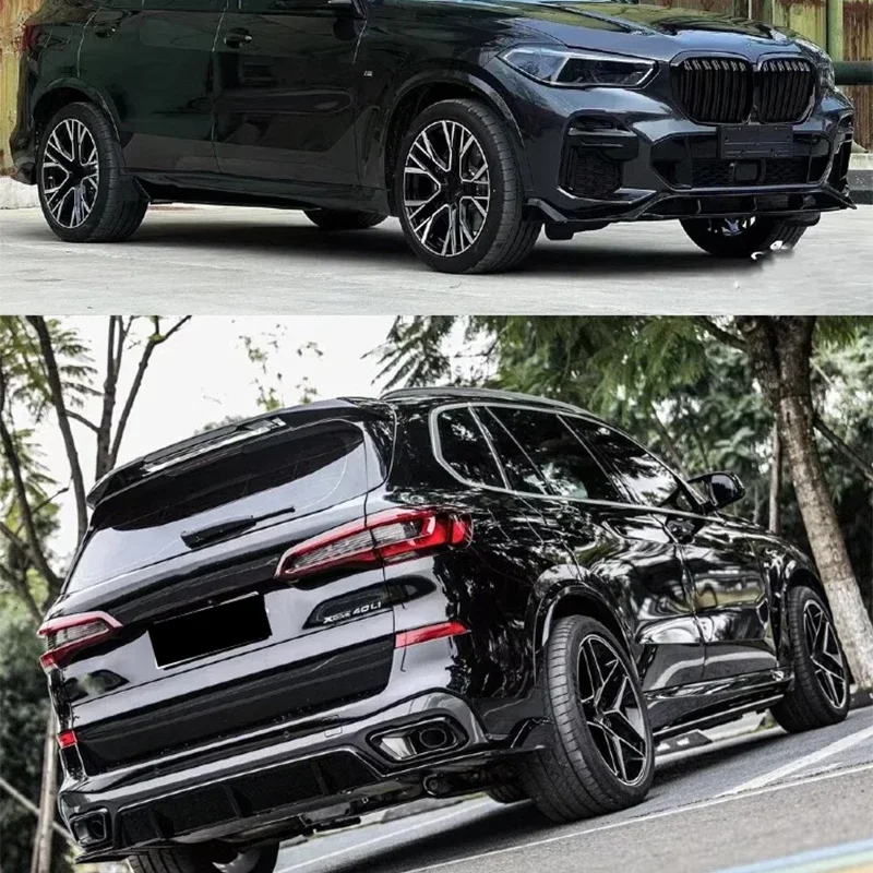 

Для BMW x 5 G05 Black Warrior MP Sport с передней губой, задним крылом, верхним крылом, задним крылом и боковой юбкой 2019 2020 2021 2022