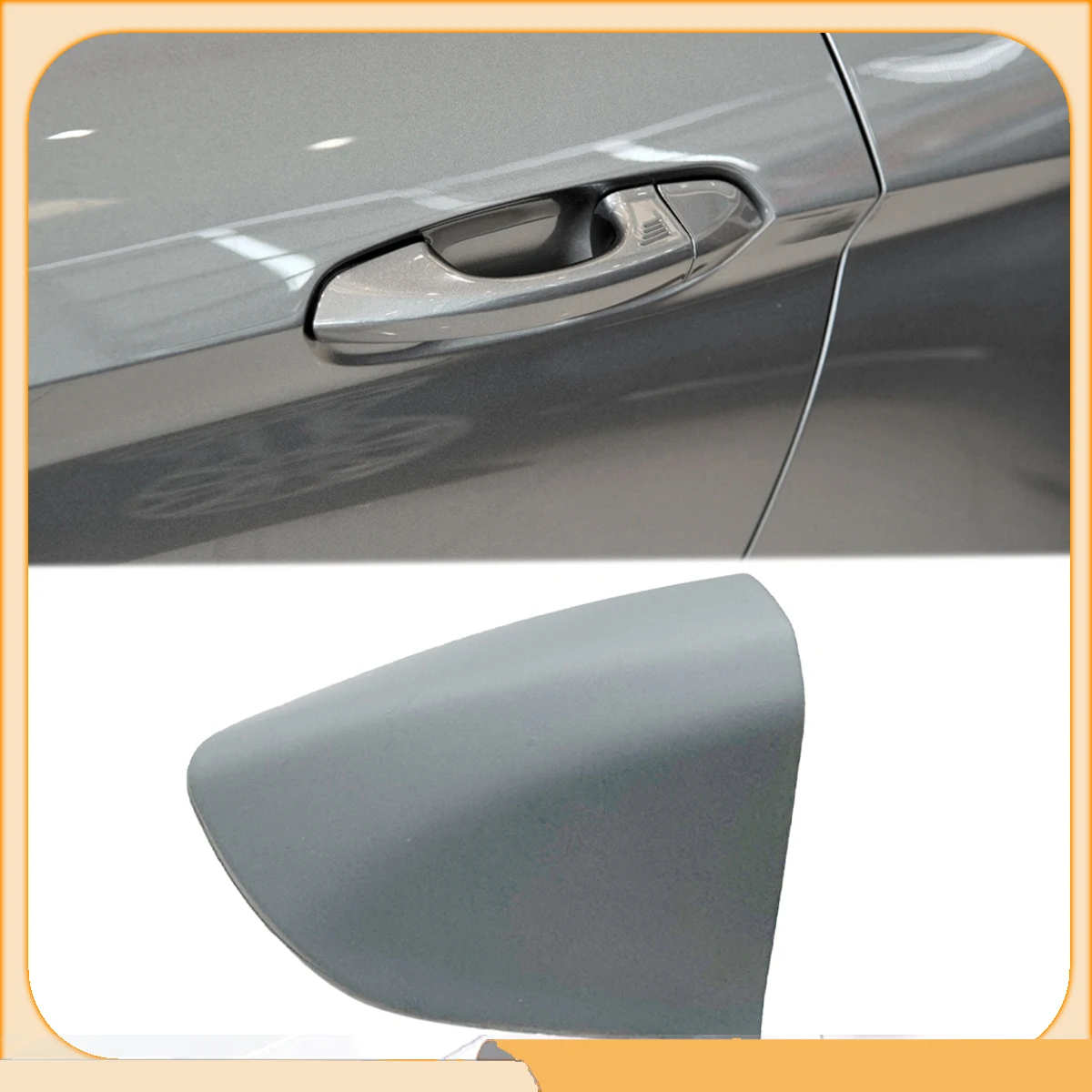 For Ford Mustang 2015-2020 LHD FR3Z63218A15ACPTM FR3Z63218A15AAPTM 1PC Primer Front Left Driver Exterior Door Handle Cover Cap