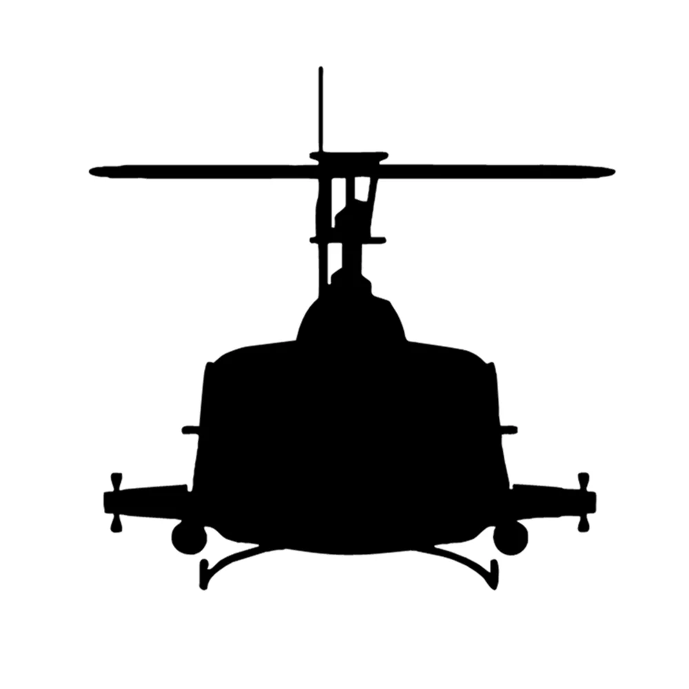 

15.6X15.5CM Helicopter Aircraft Aviation Vinyl Decal, Detailed Design Sticker for SUV Truck Van, Waterproof Auto Exterior Decor