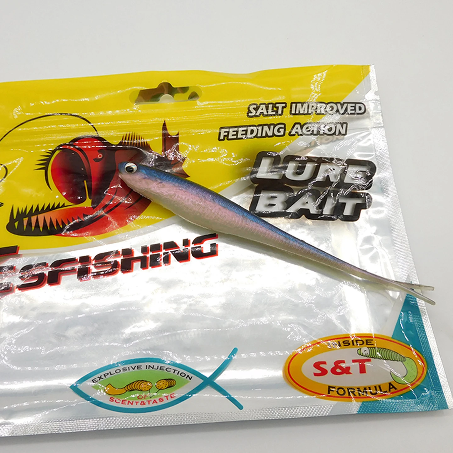 ESFISHING Weiche Angelköder Real Shad 130mm Pesca Köder Minnow Jigging Köder Isca Künstlicher Köder zum Angeln auf Hecht und Forelle – Detail 4