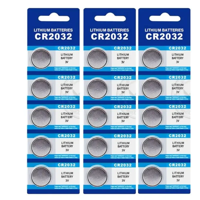 5-60PCS CR2032 CR 2032 Button Battery 3V Lithium Battery For Watch Toy Calculator Car Remote Control Button Coin Cell